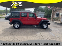 Used 2011  Jeep Wrangler Unlimited 4d Convertible Sport at Car Zone Sales near Otsego&comma; MI