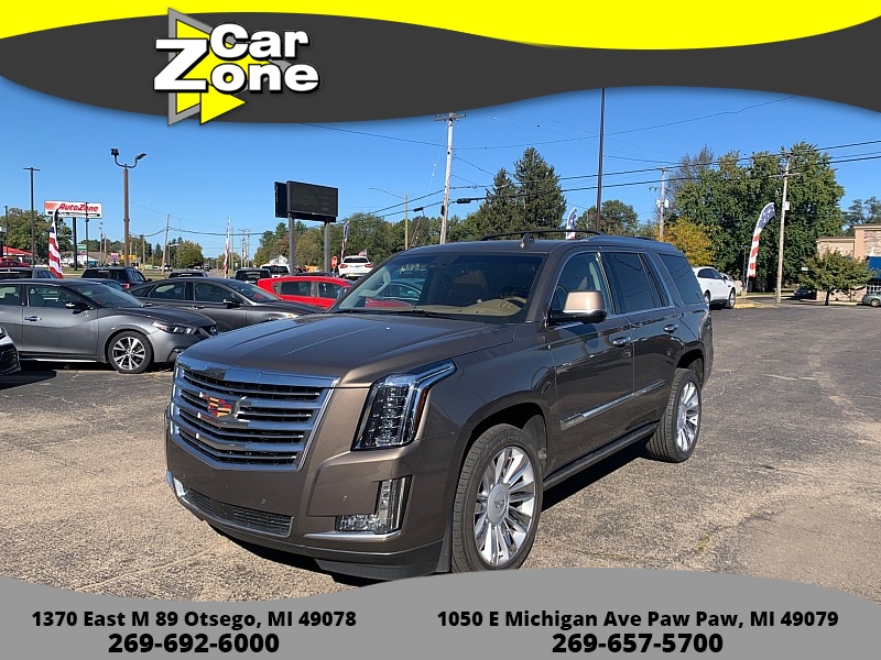 Used 2015  Cadillac Escalade 4d SUV 4WD Platinum at Car Zone Sales near Otsego, MI