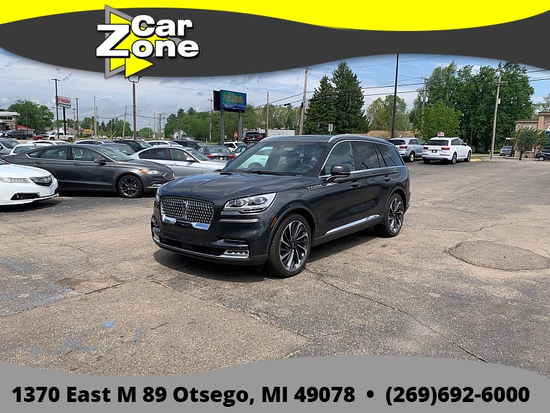 Used 2020  Lincoln Aviator 4d SUV AWD Reserve II at Car Zone Sales near Otsego&comma; MI