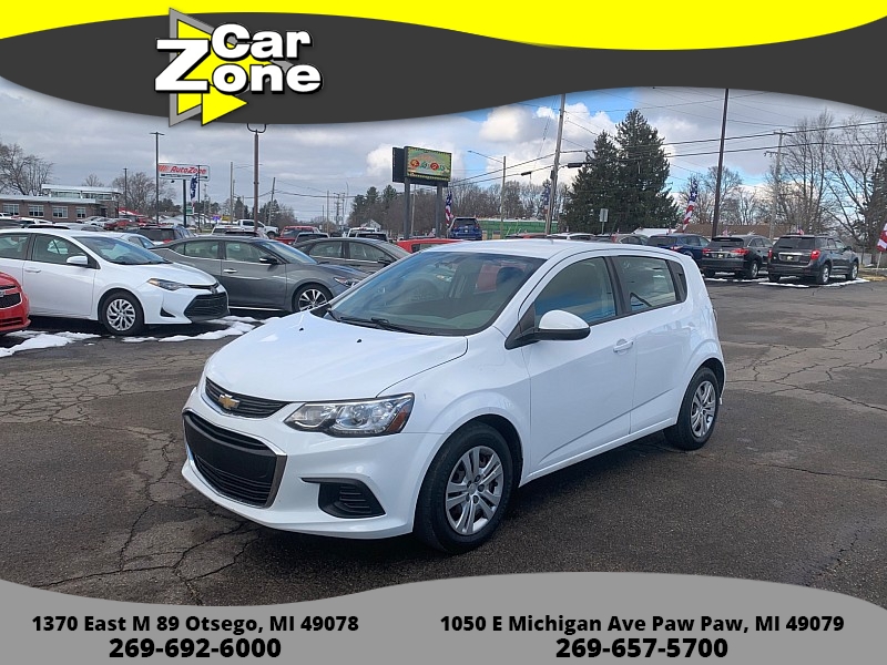 Used 2019  Chevrolet Sonic 4d Hatchback LT w/1FL at Car Zone Sales near Otsego, MI