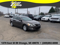 Used 2013  Nissan Altima 4d Sedan S 2&period;5L at Car Zone Sales near Otsego&comma; MI