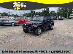  2015 Jeep Wrangler Unlimited 4d Convertible Sahara at Car Zone Sales near Otsego&comma; MI