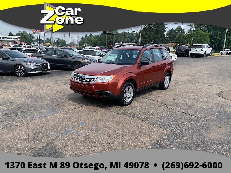 Used 2011  Subaru Forester 4d SUV X Auto Alloy Wheel Value Pkg at Car Zone Sales near Otsego&comma; MI