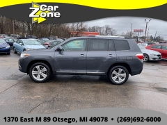 Used 2012  Toyota Highlander 4d SUV AWD Limited at Car Zone Sales near Otsego&comma; MI