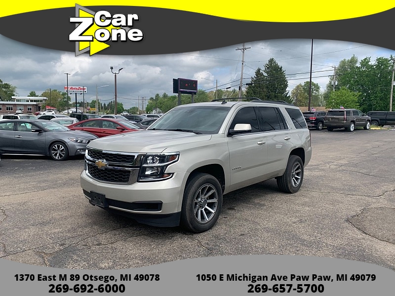 Used 2015 Chevrolet Tahoe 4d SUV 4WD LT at Car Zone Sales near Otsego, MI