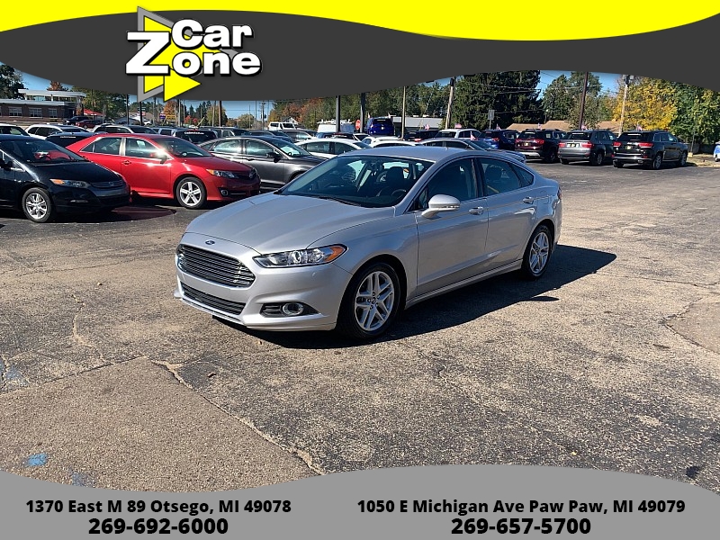 Used 2016  Ford Fusion 4d Sedan SE 1.5L EcoBoost at Car Zone Sales near Otsego, MI