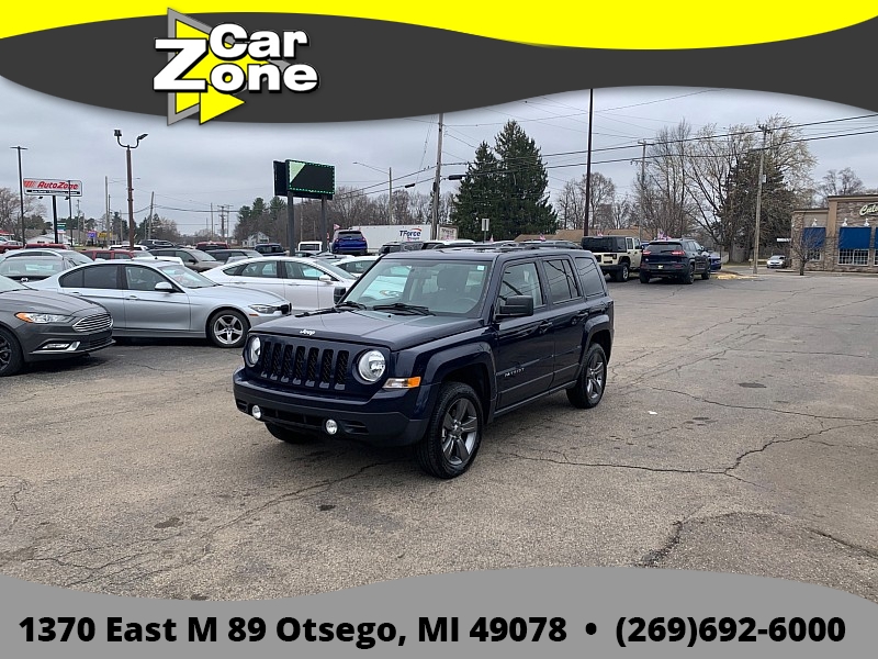 Used 2015  Jeep Patriot 4d SUV 4WD High Altitude at Car Zone Sales near Otsego&comma; MI