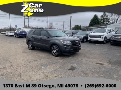 Used 2018  Ford Explorer 4d SUV 4WD Sport at Car Zone Sales near Otsego&comma; MI