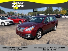 Used 2014  Subaru Outback 4d SUV i CVT at Car Zone Sales near Otsego, MI