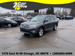 Used 2012  Toyota Highlander 4d SUV AWD Limited at Car Zone Sales near Otsego&comma; MI