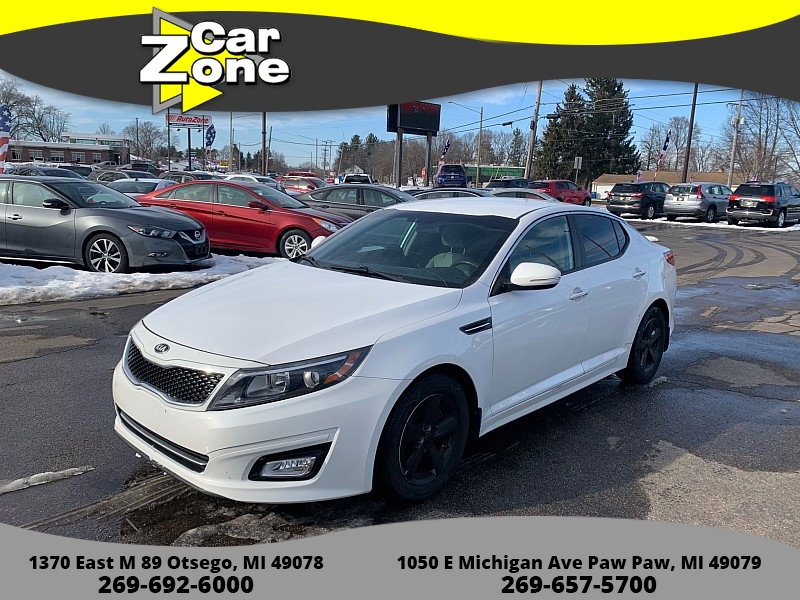 Used 2014  Kia Optima 4d Sedan LX at Car Zone Sales near Otsego, MI