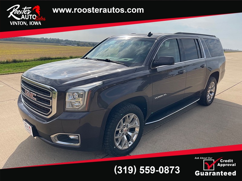 Used 2015  GMC Yukon XL 4d SUV 4WD SLT at Rooster Auto Sales near Vinton, IA