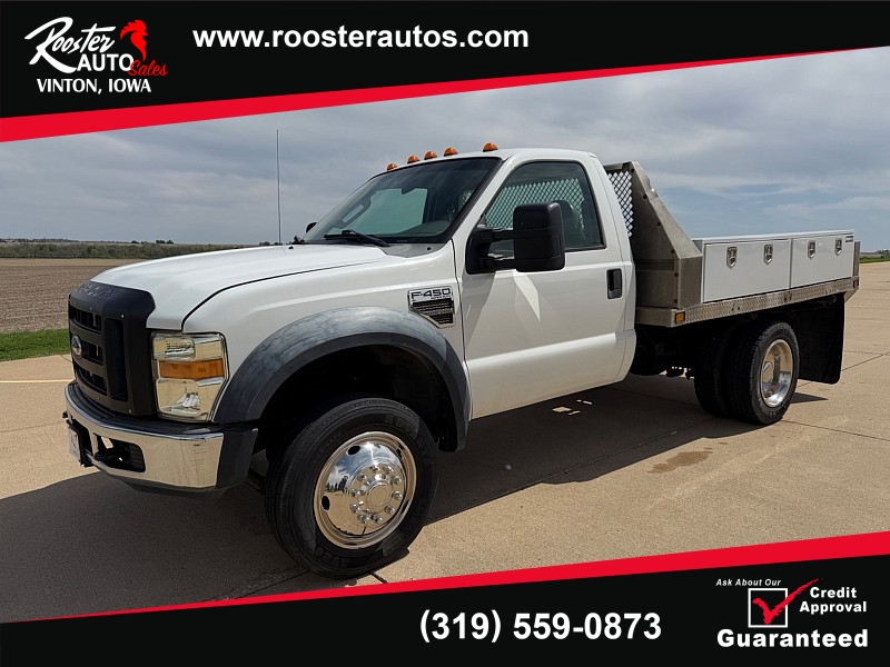 Used 2008  Ford Super Duty F-450 CC 4WD Reg Cab 201" XLT at Rooster Auto Sales near Vinton&comma; IA