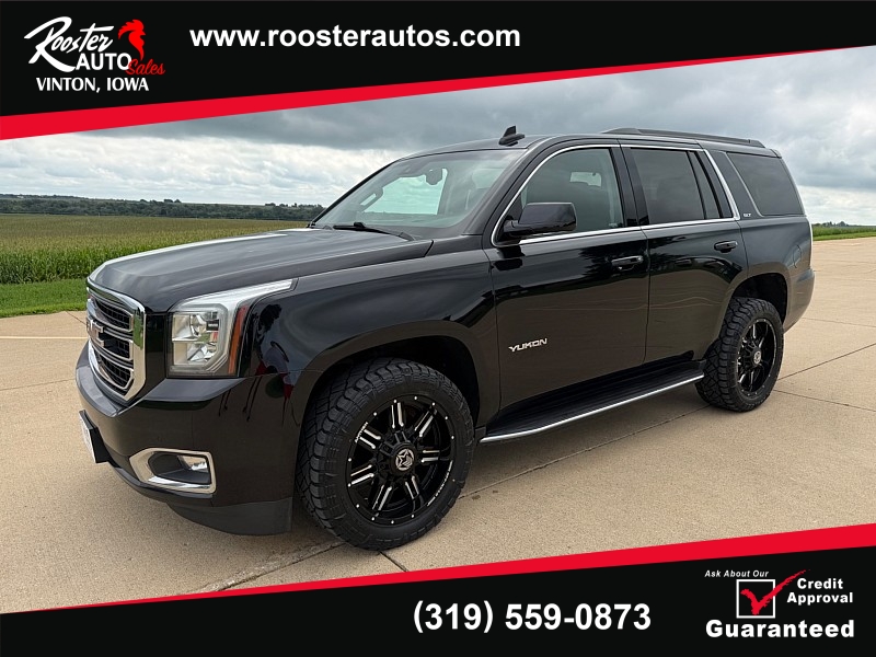 Used 2017  GMC Yukon 4d SUV 4WD SLT at Rooster Auto Sales near Vinton&comma; IA