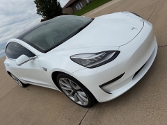 Used 2018  Tesla Model 3 4d Sedan AWD Long Range at Rooster Auto Sales near Vinton&comma; IA