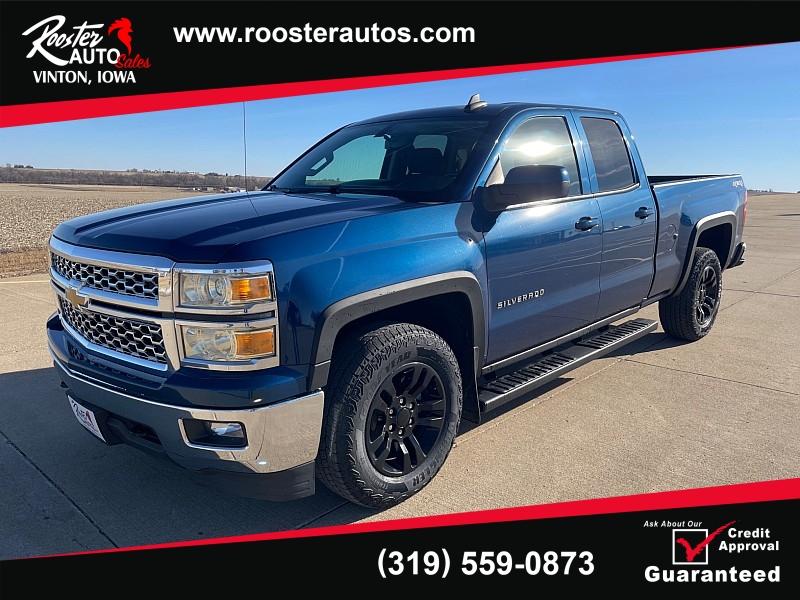 Used 2015  Chevrolet Silverado 1500 4WD Double Cab LT at Rooster Auto Sales near Vinton, IA