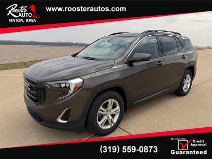 Used 2019 GMC Terrain 4d SUV FWD SLE 1.5L Turbo at Rooster Auto Sales near Vinton, IA