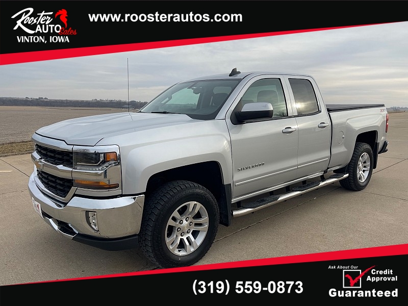 Used 2016  Chevrolet Silverado 1500 4WD Double Cab LT at Rooster Auto Sales near Vinton&comma; IA
