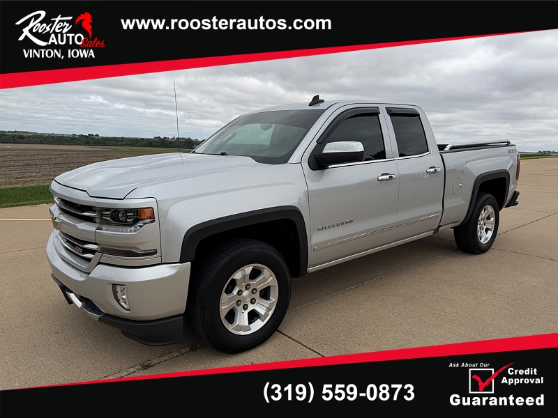Used 2016  Chevrolet Silverado 1500 4WD Double Cab LTZ at Rooster Auto Sales near Vinton&comma; IA