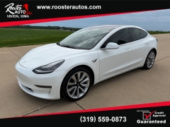 Used 2018  Tesla Model 3 4d Sedan AWD Long Range at Rooster Auto Sales near Vinton&comma; IA