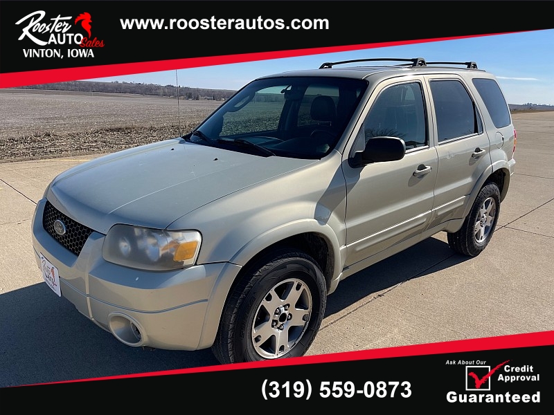 Used 2005  Ford Escape 4d SUV FWD Limited at Rooster Auto Sales near Vinton, IA