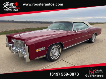Used 1975 Cadillac Eldorado 2d Convertible at Rooster Auto Sales near Vinton, IA