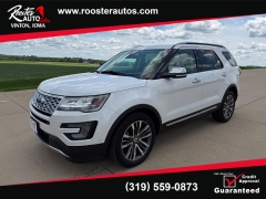 Used 2017  Ford Explorer 4d SUV 4WD Platinum at Rooster Auto Sales near Vinton&comma; IA