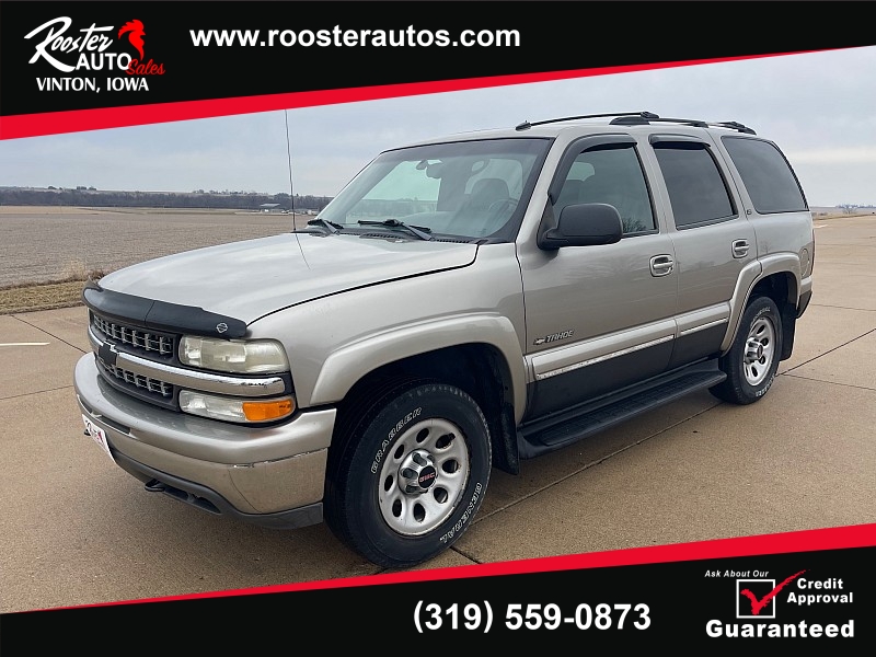 Used 2002  Chevrolet Tahoe 4d SUV 4WD LT at Rooster Auto Sales near Vinton&comma; IA