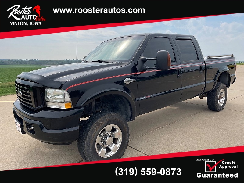 Used 2004  Ford Super Duty F-250 4WD Crew Cab Harley Davidson at Rooster Auto Sales near Vinton, IA