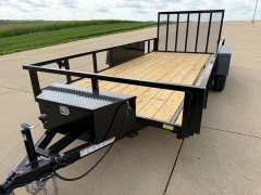 New 2027  Quality Steel Utility Trailer at Rooster Auto Sales near Vinton&comma; IA