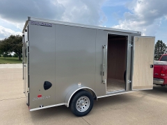 New 2025 Haul About Bobcat Enclosed 6x12 Trailer at Rooster Auto Sales near Vinton, IA