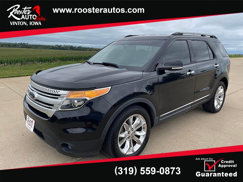 Used 2013  Ford Explorer 4d SUV FWD XLT at Rooster Auto Sales near Vinton, IA