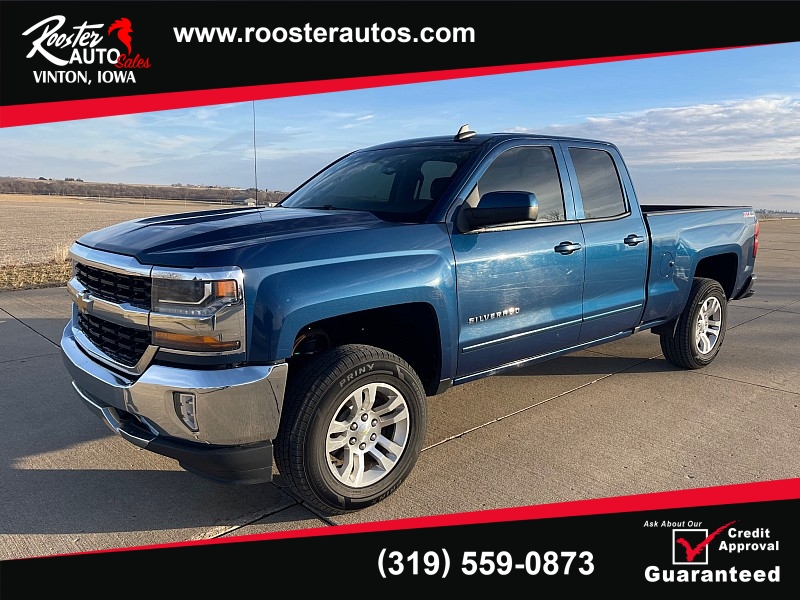Used 2016  Chevrolet Silverado 1500 4WD Double Cab LT at Rooster Auto Sales near Vinton&comma; IA