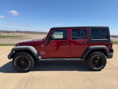 Used 2011  Jeep Wrangler Unlimited 4d Convertible Sport at Rooster Auto Sales near Vinton&comma; IA