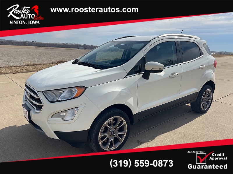 Used 2020  Ford EcoSport 4d SUV 4WD Titanium at Rooster Auto Sales near Vinton&comma; IA