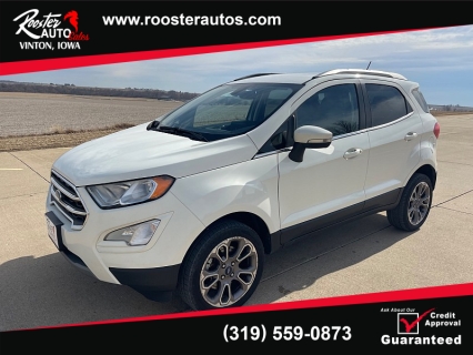 Used 2020 Ford EcoSport 4d SUV 4WD Titanium at Rooster Auto Sales near Vinton, IA