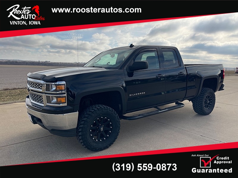 Used 2014  Chevrolet Silverado 1500 4WD Double Cab LT at Rooster Auto Sales near Vinton&comma; IA