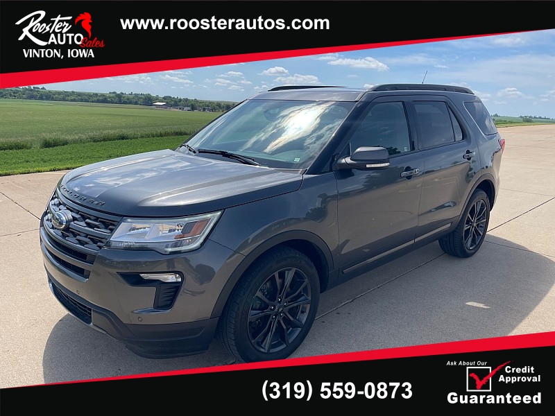 Used 2018 Ford Explorer 4d SUV 4WD XLT at Rooster Auto Sales near Vinton, IA