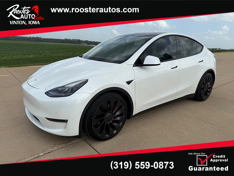 Used 2021  Tesla Model Y Performance AWD at Rooster Auto Sales near Vinton&comma; IA
