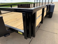 New 2027  Quality Steel Utility Trailer at Rooster Auto Sales near Vinton&comma; IA