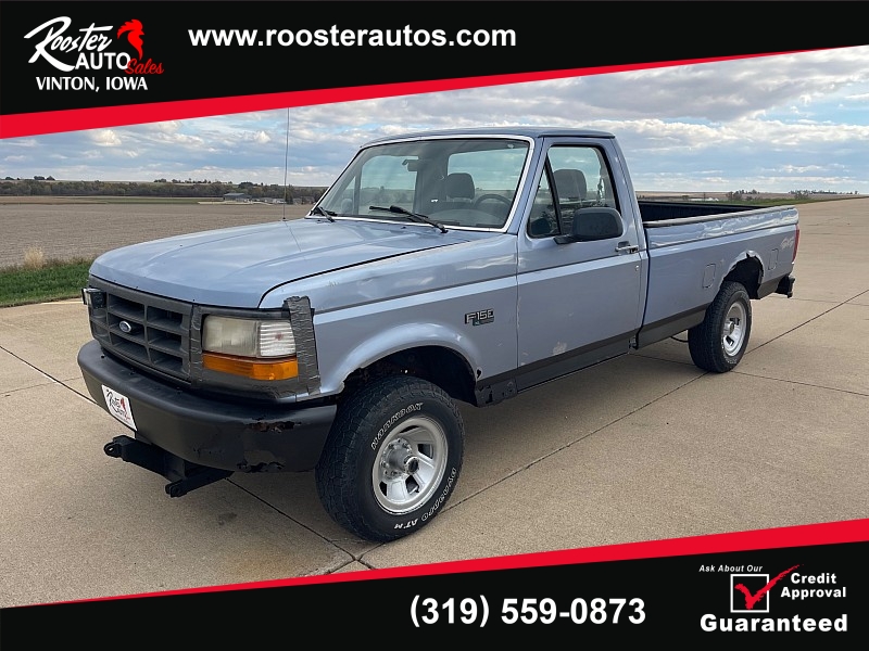Used 1996  Ford F-150 4WD Reg Cab XLT at Rooster Auto Sales near Vinton, IA