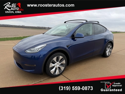Used 2021 Tesla Model Y Long Range AWD at Rooster Auto Sales near Vinton, IA