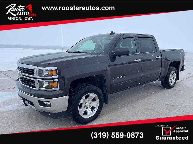 Used 2015  Chevrolet Silverado 1500 4WD Crew Cab LT at Rooster Auto Sales near Vinton, IA