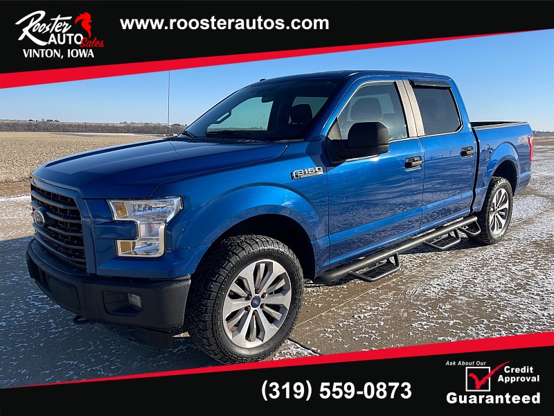 Used 2017  Ford F-150 4WD SuperCrew XL 5 1/2 at Rooster Auto Sales near Vinton, IA