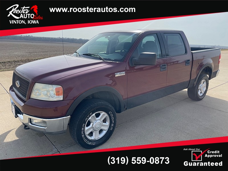 Used 2004  Ford F-150 4WD Supercrew XLT at Rooster Auto Sales near Vinton, IA