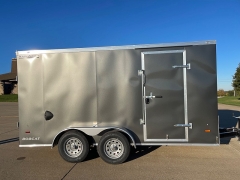 New 2026  Haul About Bobcat Enclosed 7x14 Trailer at Rooster Auto Sales near Vinton, IA