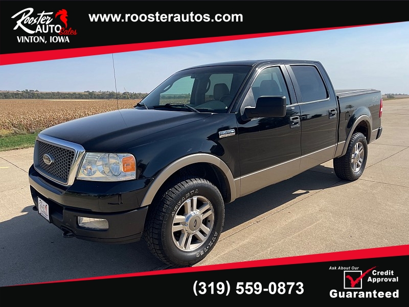 Used 2005  Ford F-150 4WD Supercrew XLT at Rooster Auto Sales near Vinton, IA