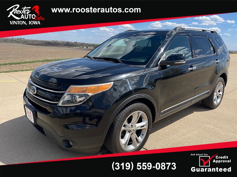 Used 2015  Ford Explorer 4d SUV FWD Limited at Rooster Auto Sales near Vinton, IA