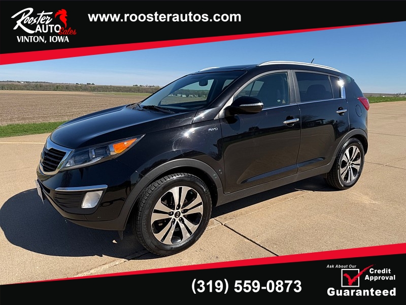 Used 2013  Kia Sportage 4d SUV AWD EX at Rooster Auto Sales near Vinton&comma; IA