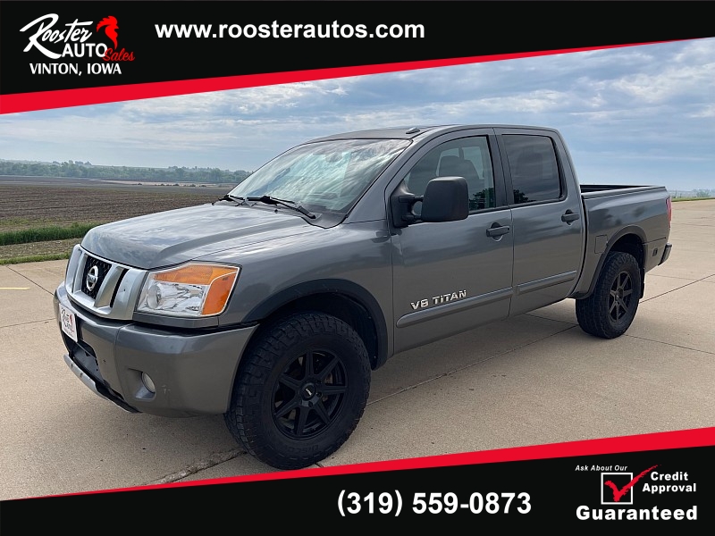 Used 2015  Nissan Titan 4WD Crew Cab PRO-4X at Rooster Auto Sales near Vinton, IA